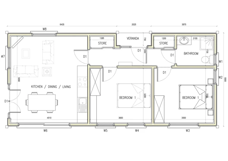 Cabin Model 2-13-60-V-0