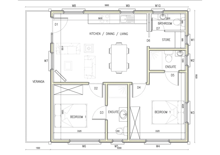 Cabin Model 2-17-60-V-11